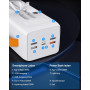 Power Bank Павербанк Powelephant 50000mAh с кабелями 22 5W быстрая зарядка