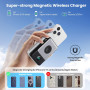 Магнитный Power Bank Павербанк Ekrist 10800mAh с LCD и быстрой зарядкой 25W PD