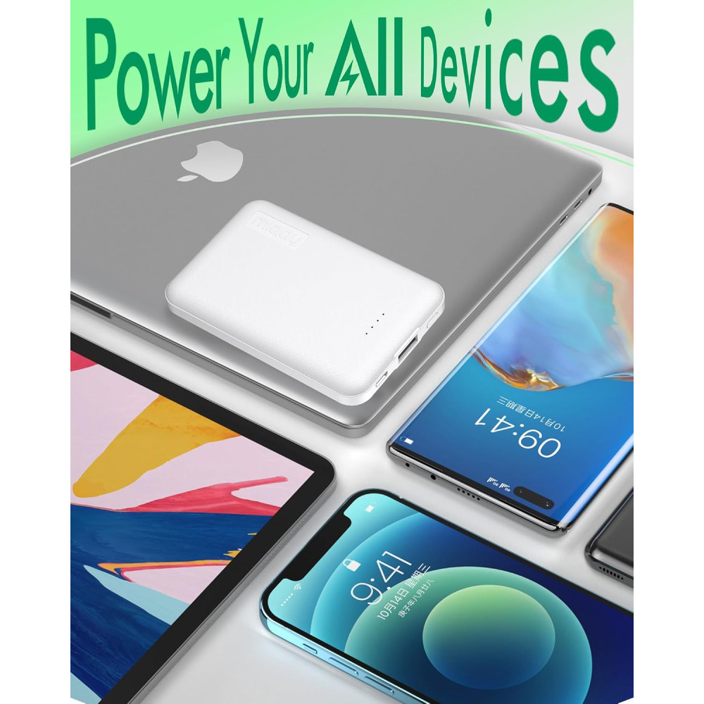 Повербанк Miady HYD009 5000 мАч комплект 2 шт USB A USB C
