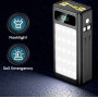 Power Bank Павербанк Tolibabay 56800 мАч 65 Вт, 9 портов зарядки