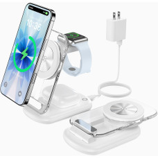 Магнитная беспроводная зарядная станция для Apple Mukiya 3в1