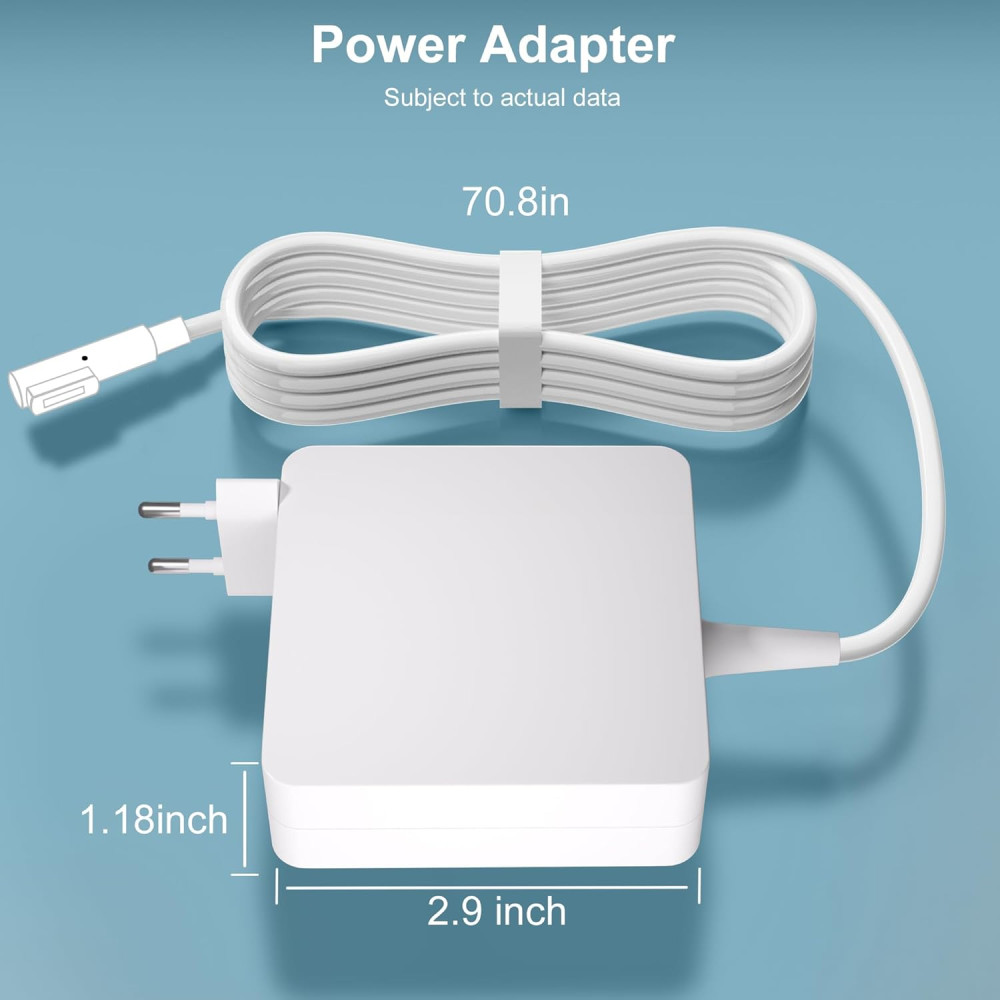 Зарядний пристрій Brekiya 60W для MacBook 