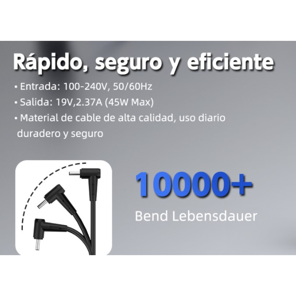Блок живлення BIUBOTY 45W 19V для ноутбуків ASUS ZenBook / VivoBook