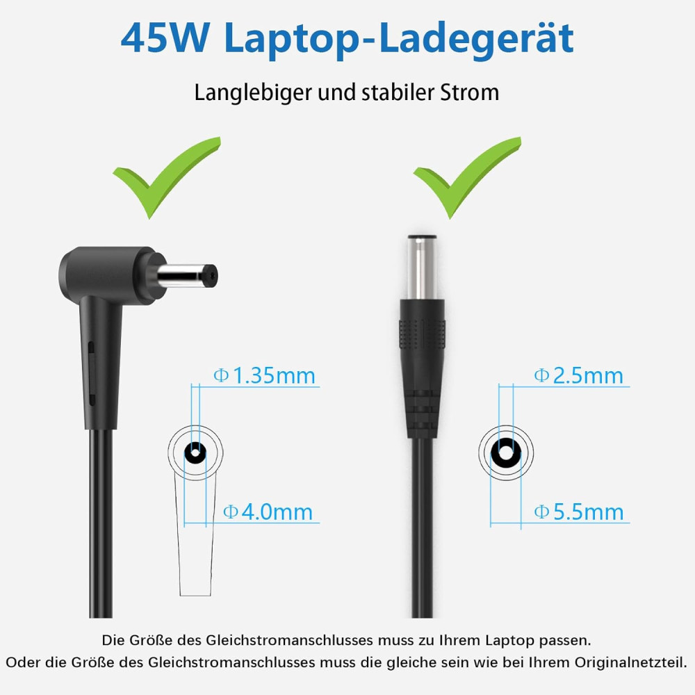 Зарядний пристрій для ноутбука Asus 45W 19V 2,37A