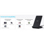 Беспроводная зарядка Anker 313 Qi 10W для iPhone Samsung с подставкой