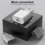 Зарядное устройство Moscsaz USB A C 20 Вт быстрая зарядка 2 порта