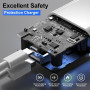 Зарядное устройство Moscsaz USB A C 20 Вт быстрая зарядка 2 порта