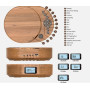 Портативный CD-плеер и Bluetooth колонка FELEMAN 15W FM-радио AUX/USB