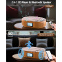 Портативный CD-плеер и Bluetooth колонка FELEMAN 15W FM-радио AUX/USB