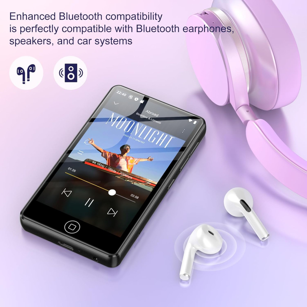 MP3-плеер AGXOV M302 80GB с Bluetooth WiFi и сенсорным экраном