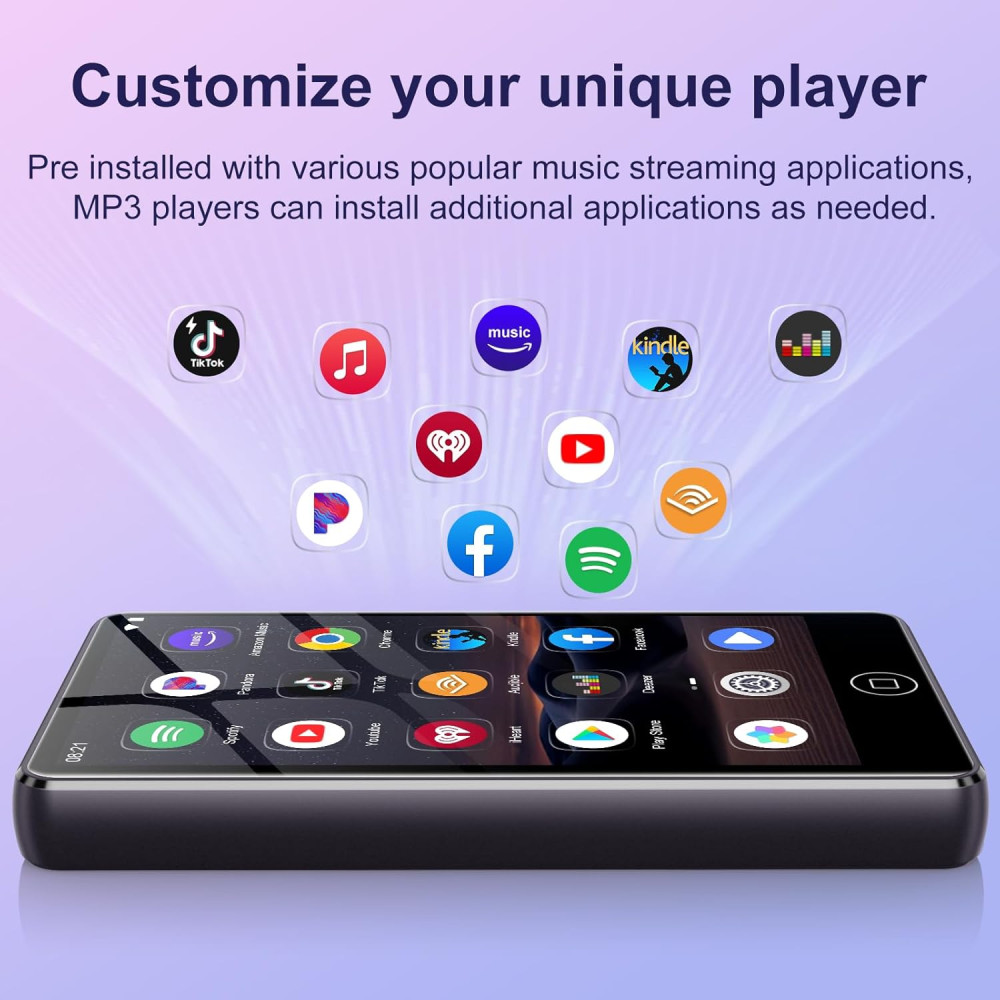 MP3-плеер AGXOV M302 80GB с Bluetooth WiFi и сенсорным экраном