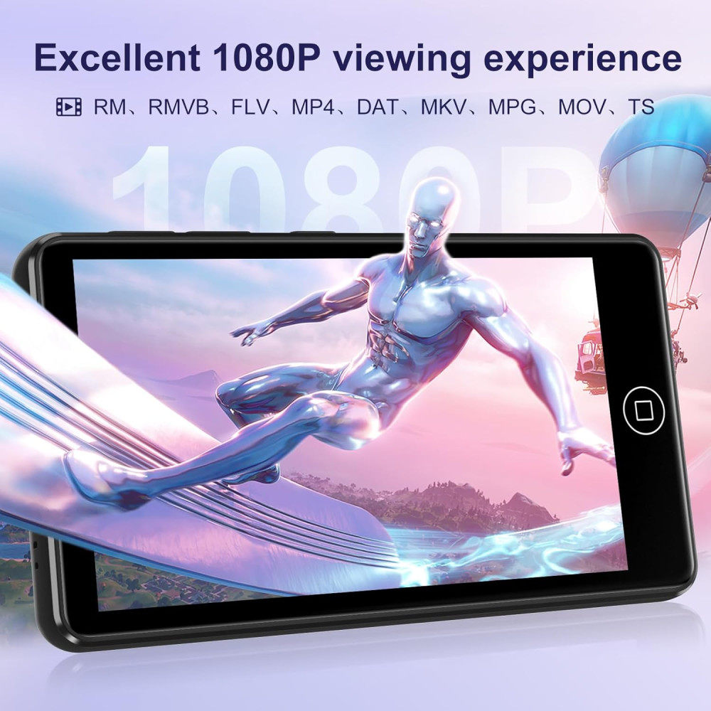 MP3-плеер AGXOV M302 80GB с Bluetooth WiFi и сенсорным экраном
