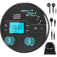 Аккумуляторный CD плеер Sunoony Bluetooth FM USB