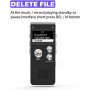 Цифровой аккумуляторный диктофон Fikyra 64GB MP3