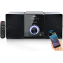 Музыкальный центр Hi-Fi микросистема LONPOO LP-886, 30 Вт CD Bluetooth USB FM AUX пульт ДУ