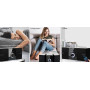 Музыкальный центр Hi-Fi микросистема LONPOO LP-886, 30 Вт CD Bluetooth USB FM AUX пульт ДУ