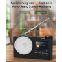 Портативный DAB+ радиоприемник Rychi DAB01 Bluetooth 5,1 FM USB AUX 2,4"