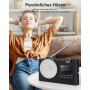 Портативный DAB+ радиоприемник Rychi DAB01 Bluetooth 5,1 FM USB AUX 2,4"