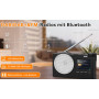 Портативный DAB+ радиоприемник Rychi DAB01 Bluetooth 5,1 FM USB AUX 2,4"
