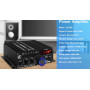 Усилитель звука Bluetooth 2×40W AK-380 HiFi USB SD FM AUX с пультом 12V