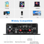 Усилитель звука Bluetooth 2×40W AK-380 HiFi USB SD FM AUX с пультом 12V