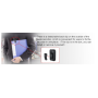 Диктофон STTWUNAKE с магнитным креплением до 128G, емкость записи 2000 часов