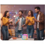 Мини караоке Bosjct K12 портативная Bluetooth колонка с микрофонами и LED подсветкой