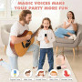 Мини караоке Bosjct K12 портативная Bluetooth колонка с микрофонами и LED подсветкой