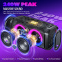 Портативна акустична система W-KING T11 240W IPX6 RGB
