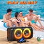 Портативна акустична система W-KING T11 240W IPX6 RGB