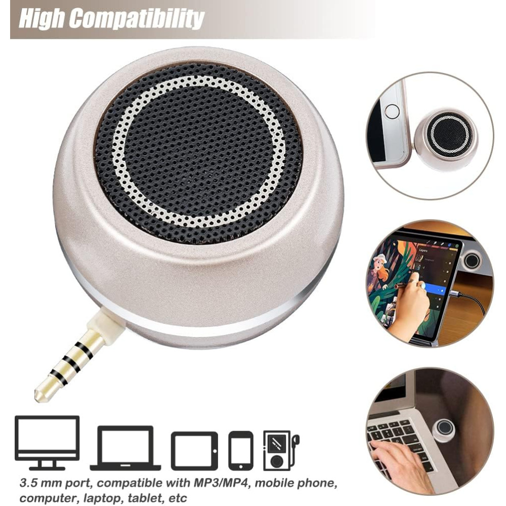 Портативная мини колонка Aceshop Mini Travel Speaker 3 Вт с AUX 3 5 мм аккумулятором 350 мАч и чистым стереозвуком