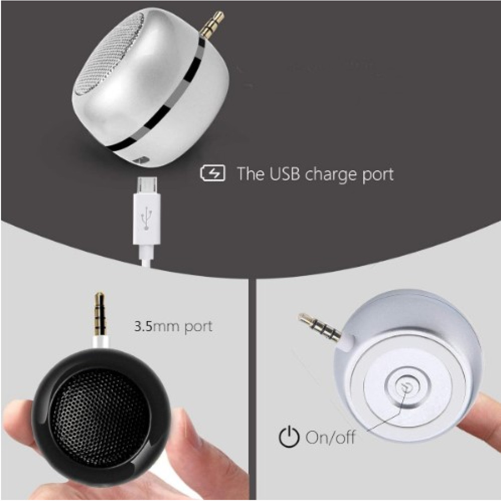 Портативная мини колонка Aceshop Mini Travel Speaker 3 Вт с AUX 3 5 мм аккумулятором 350 мАч и чистым стереозвуком