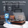 Виниловый проигрыватель Vosterio B 660 с Bluetooth и FM радио