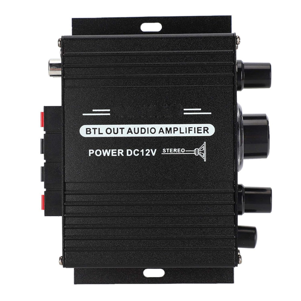 Міні аудіопідсилювач ASHATA AK170 12V 20W плюс 20W