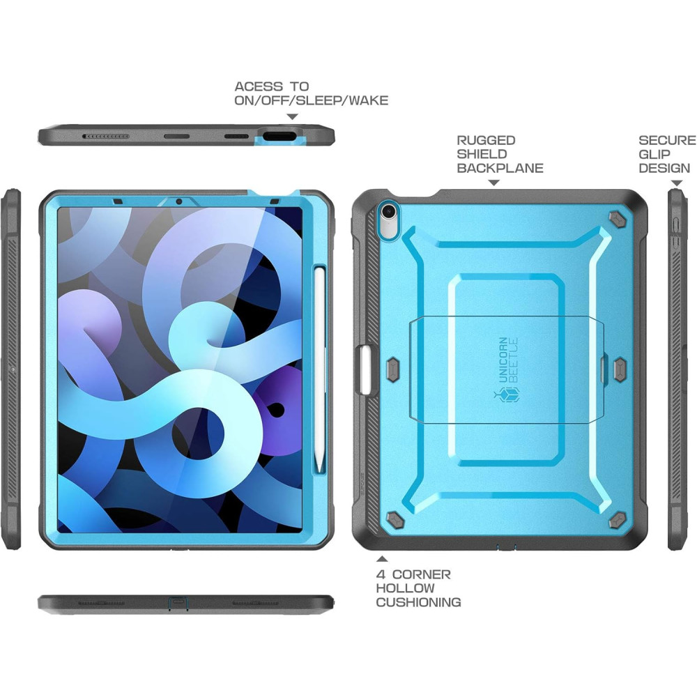 Чехол SUPCASE Pro Series для iPad Air 4 (2020) 10,9 дюйма с местом для стилуса и защитой экрана