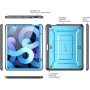 Чехол SUPCASE Pro Series для iPad Air 4 (2020) 10,9 дюйма с местом для стилуса и защитой экрана