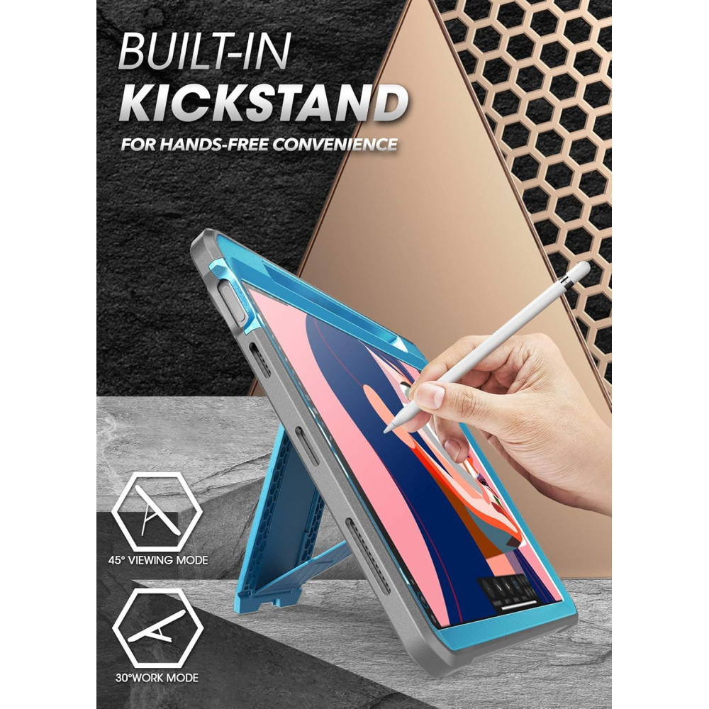 Чехол SUPCASE Pro Series для iPad Air 4 (2020) 10,9 дюйма с местом для стилуса и защитой экрана