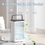 Мобильный мини кондиционер - увлажнитель Air Cooler K70 с подсветкой и таймером