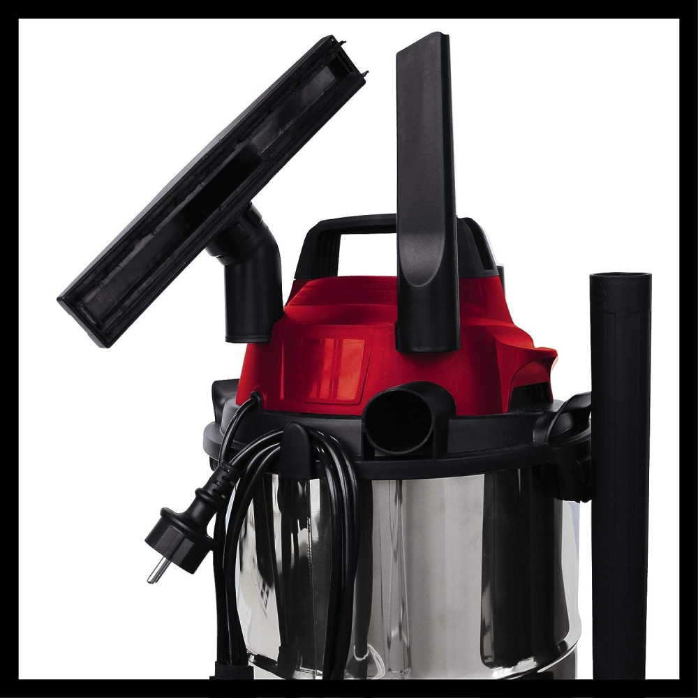 Вакуумный пылесос Einhell TC-VC 1812 S для сухой и влажной уборки с функцией выдува - 1250 Вт