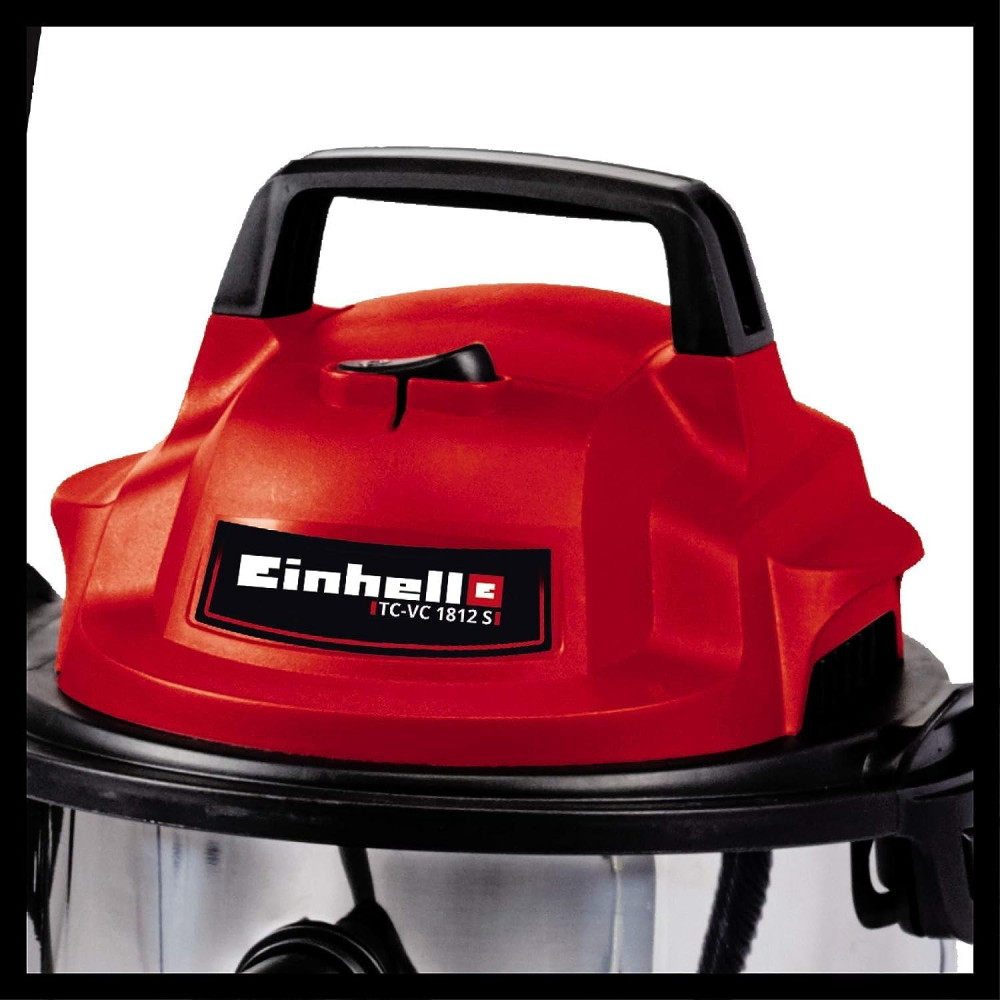 Вакуумный пылесос Einhell TC-VC 1812 S для сухой и влажной уборки с функцией выдува - 1250 Вт
