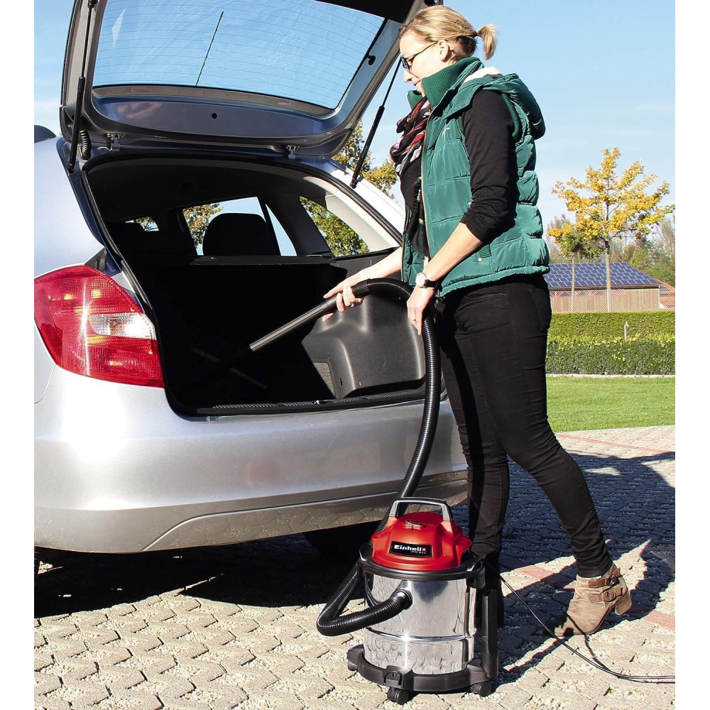 Вакуумный пылесос Einhell TC-VC 1812 S для сухой и влажной уборки с функцией выдува - 1250 Вт