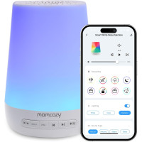 Нічник білого шуму Momcozy, м’яка світлодіодна лампа, 34 звуки