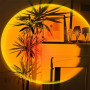 Проекционная лампа заката солнца Sunset Lamp для селфи, 16 цветов