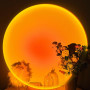Проекционная лампа заката солнца Sunset Lamp для селфи, 16 цветов