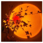 Проекционная лампа заката солнца Sunset Lamp для селфи, 16 цветов