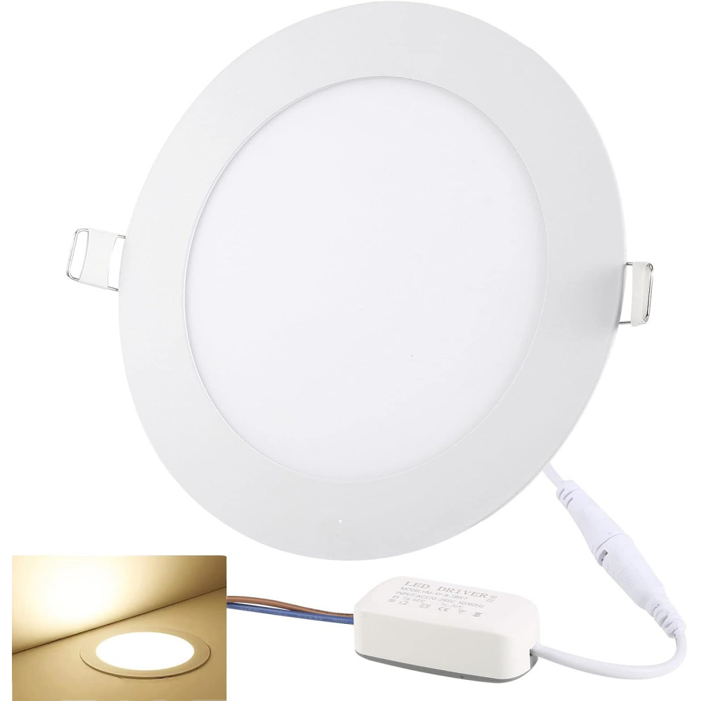Точечные LED светильники 2 шт. 12 Вт NRGDILY, теплый белый 3000К