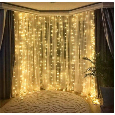 Гирлянда-штора Twinkle 600 LED 8 режимов 6м*3м