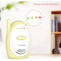 Цифровая Радионяня HelloBaby диапазон 2,4 ГГц до 300 м, Высокочувствительный Аудионянок с микрофоном