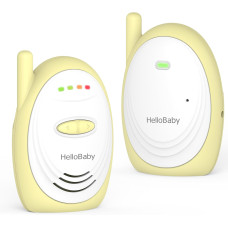 Цифровая Радионяня HelloBaby диапазон 2,4 ГГц до 300 м, Высокочувствительный Аудионянок с микрофоном