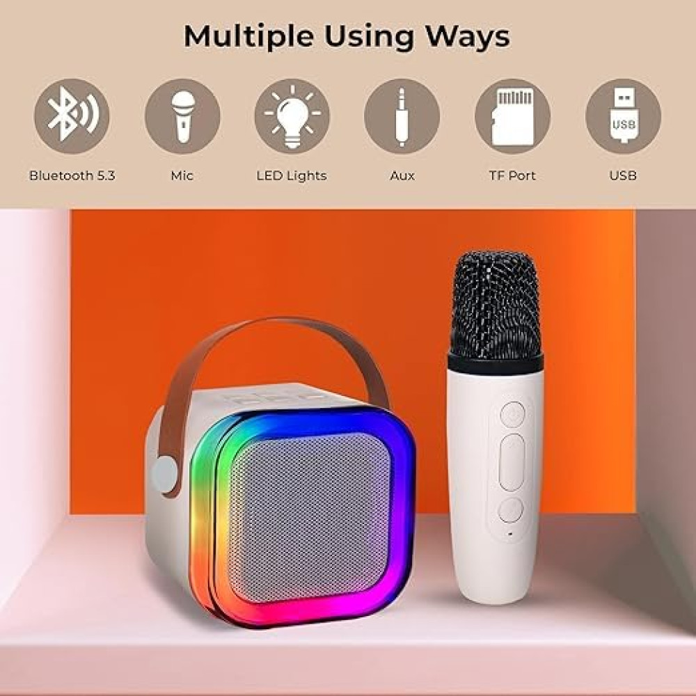 Караоке система, Bluetooth-колонка VIBRAL с микрофоном